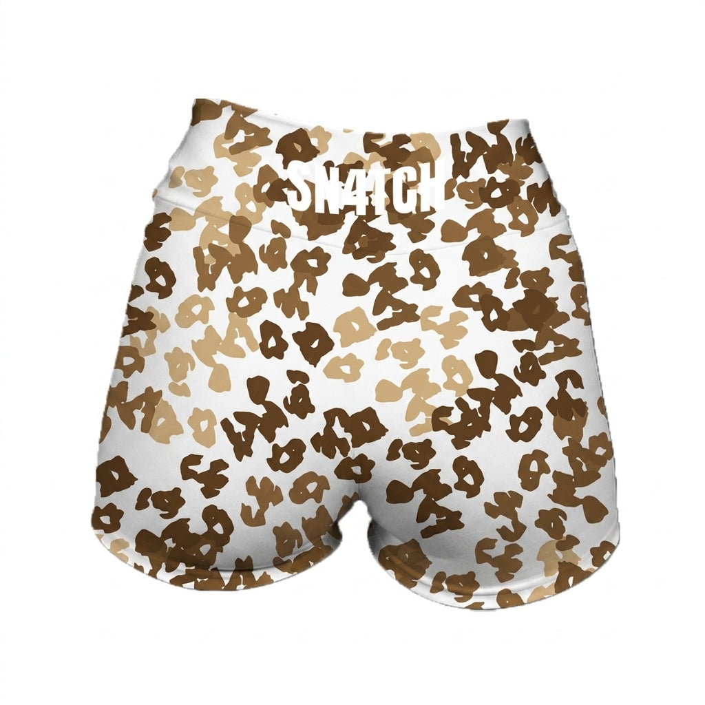 Calza Corta- BROWN PRINT