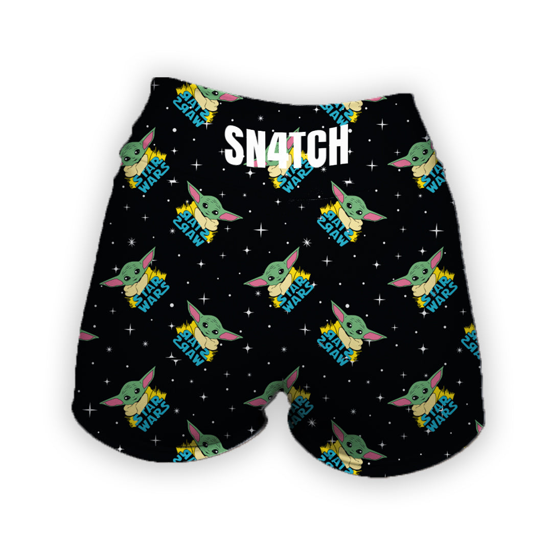Calza Corta- Baby Yoda - Animal Print