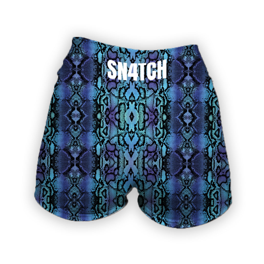 Calza Corta- Pitón Azul- Animal Print