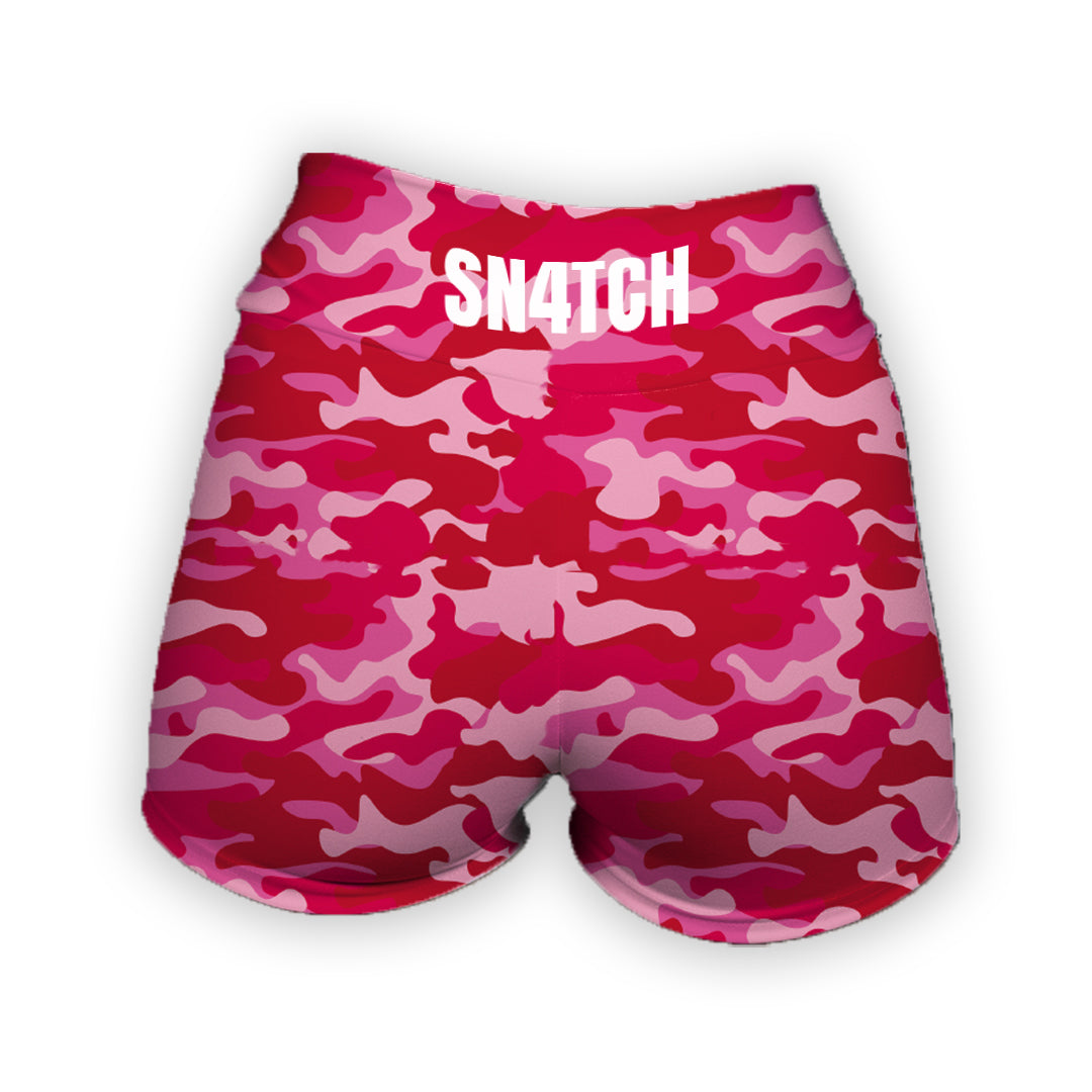 Calza Corta- Red- Camo