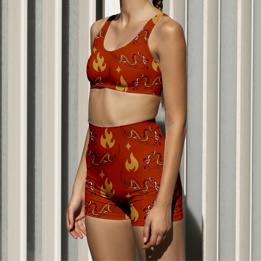 Conjunto Disney- Calza Corta- Peto Basic- Mushu