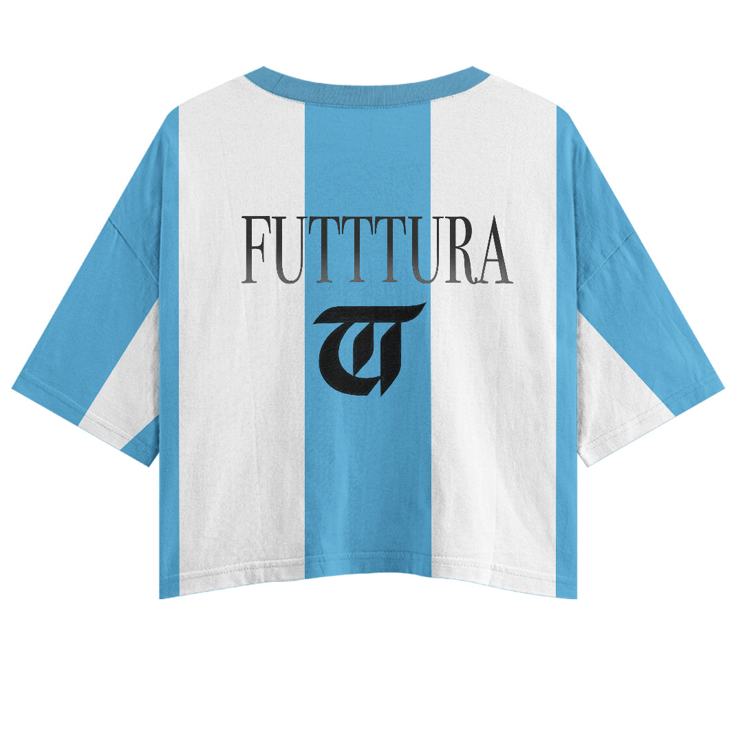 Polera corta oversize- Miénteme- Tini