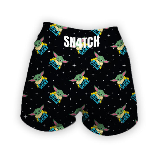Calza Corta- Baby Yoda - Animal Print