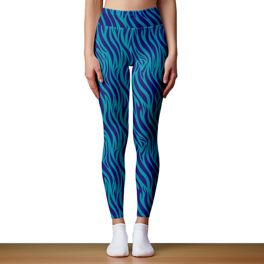 Calza Larga - Ocean Zebra - Animal Print