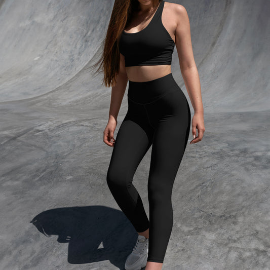 Conjunto basic- calza larga/peto basic- Negro