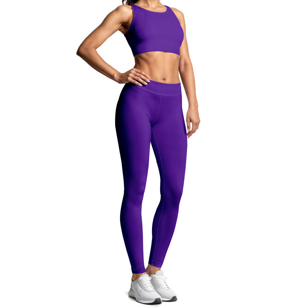 Conjunto Basic- calza larga/peto strong- Morado