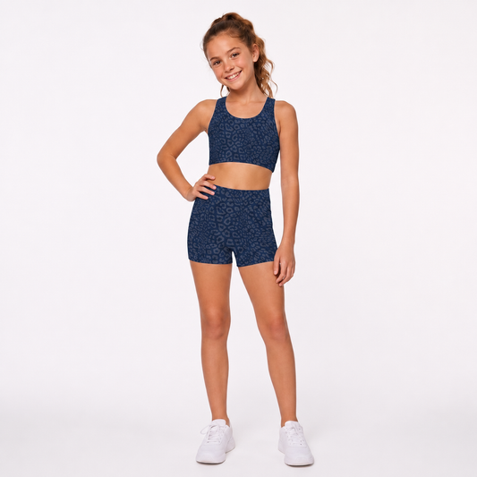 Conjunto Calza Corta- Peto Basic- Midnight Print