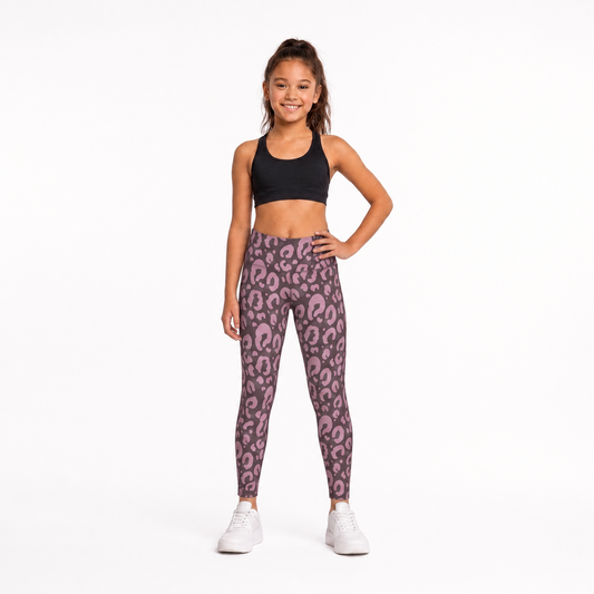 Calza Larga KIDS  - Mauve Print