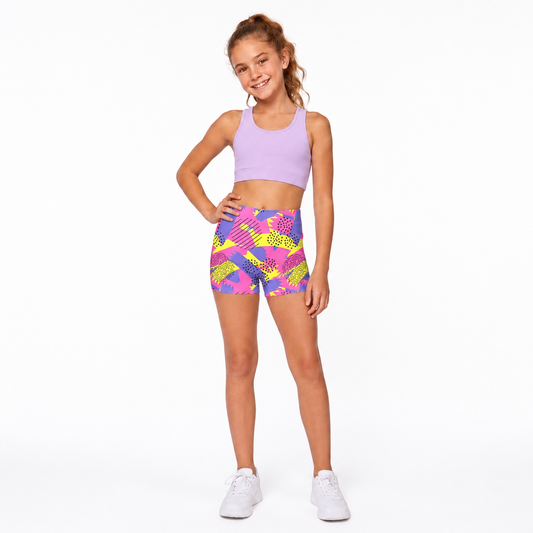 Calza Corta KIDS - Aruba Fluor