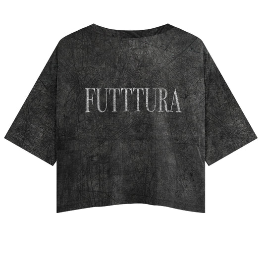 Polera corta oversize- Carne y Hueso- Tini
