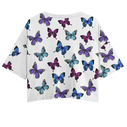 Polera corta oversize- Suéltate el pelo- Tini