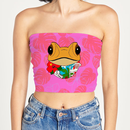 Peto Strapless- Baile Inolvidable- rosada- Bad Bunny