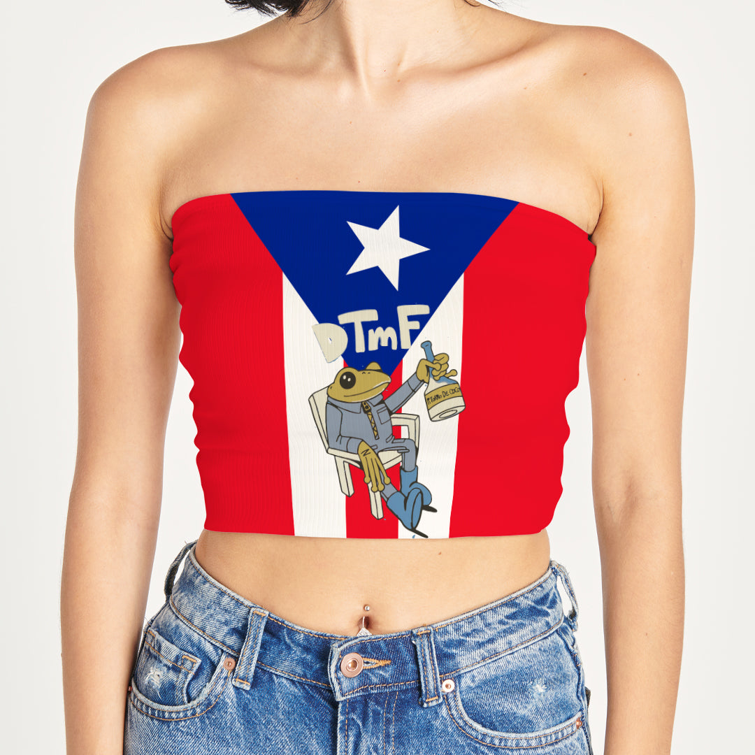 Peto Strapless- Pitorro de coco PR- Bad Bunny