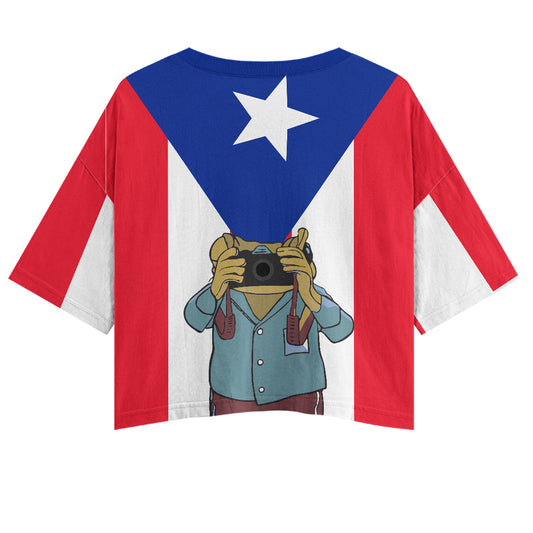 Polera corta oversize- Puerto Rico- Bad Bunny